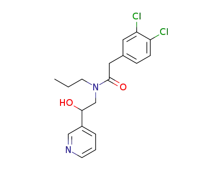 2-(3,4-dichlorophenyl)-N-(2-hydroxy-2-pyridin-3-ylethyl)-N-propylacetamide