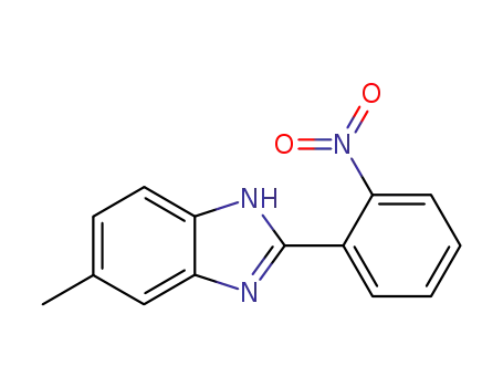 Molecular Structure of 10173-72-5 (6-methyl-2-(2-nitrophenyl)-1H-benzimidazole)