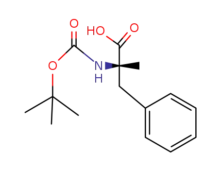 Molecular Structure of 53940-88-8 (BOC-ALPHA-METHYL-D-PHE)