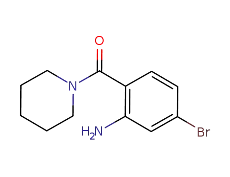 4-bromo-2-aminobenzoic acid piperidine amide