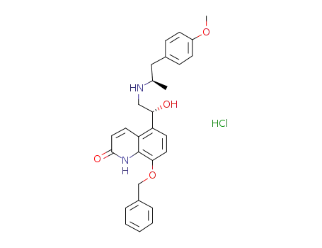 Molecular Structure of 1052689-06-1 (8-O-Benzyl CarMoterol Hydrochloride)