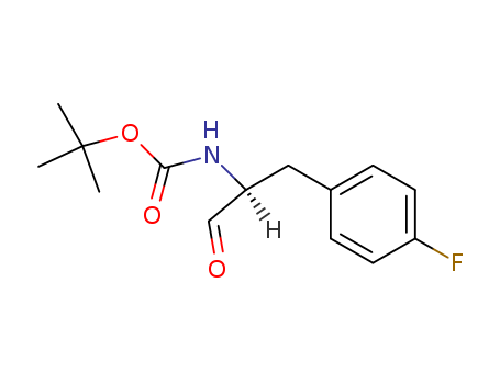 Carbamic acid, [(1S)-2-(4-fluorophenyl)-1-formylethyl]-, 1,1-dimethylethyl ester