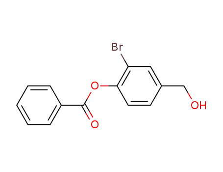 2-BROMO-4-(하이드록시메틸)페닐 벤조에이트