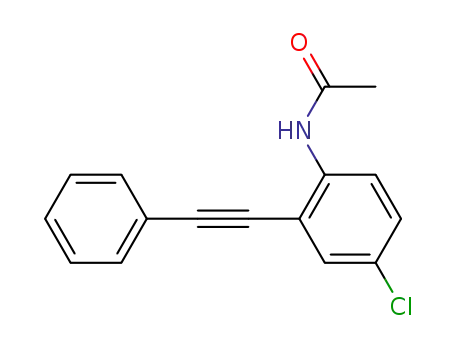 N-(4-chloro-2-(phenylethynyl)phenyl)acetamide