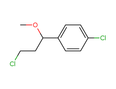 Benzene,1-chloro-4-(3-chloro-1-methoxypropyl)- cas  6630-41-7