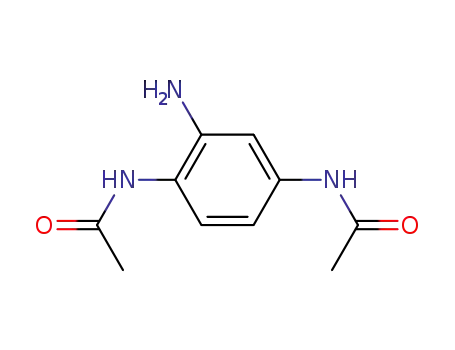 Molecular Structure of 25826-33-9 (Acetamide,N,N'-(2-amino-1,4-phenylene)bis-)