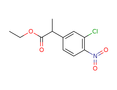 ETHYL 2-(3-CHLORO-4-NITROPHENYL)PROPIONATE