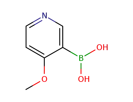 Molecular Structure of 355004-67-0 (4-Methoxy-3-pyridineboronic acid)