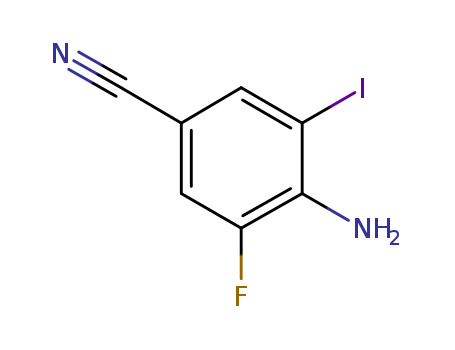 Benzonitrile, 4-amino-3-fluoro-5-iodo-