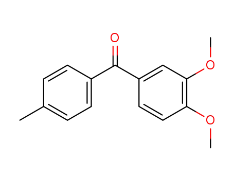 Molecular Structure of 116412-87-4 (3,4-Dimethoxy-4'-methylbenzophenone)