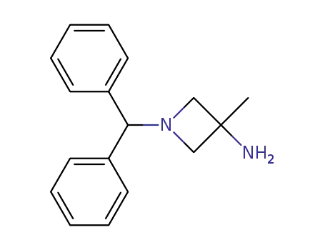 Molecular Structure of 133891-52-8 (1-(DIPHENYLMETHYL)-3-METHYL-3-AZETIDINAMINE)