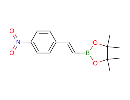 1,3,2-Dioxaborolane, 4,4,5,5-tetramethyl-2-[2-(4-nitrophenyl)ethenyl]-, (E)-