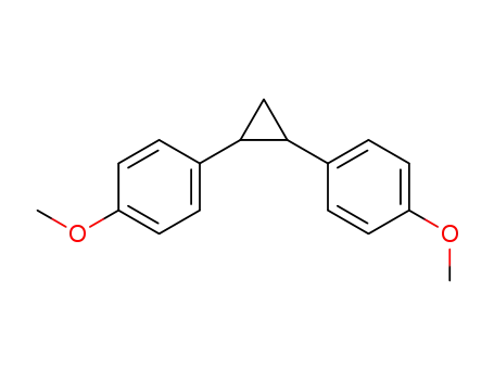 Molecular Structure of 3718-51-2 (Benzene,1,1'-(1,2-cyclopropanediyl)bis[4-methoxy-)
