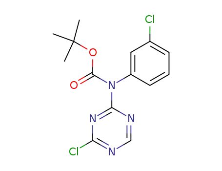 Carbamic acid, (3-chlorophenyl)(4-chloro-1,3,5-triazin-2-yl)-,
1,1-dimethylethyl ester