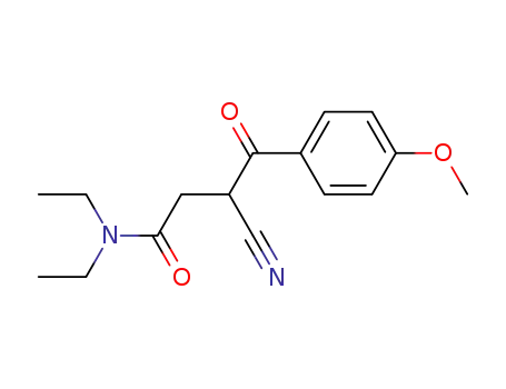N,N-diethyl-[3-cyano-4-(4-methoxyphenyl)-4-oxo]butanamide