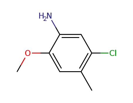 Molecular Structure of 569688-67-1 (5-Chloro-2-Methoxy-4-Methylaniline)