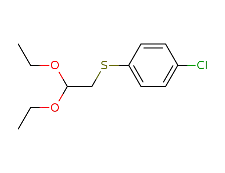 Molecular Structure of 50548-46-4 (1-chloro-4-(2,2-diethoxyethylsulfanyl)benzene)