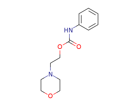 2-morpholin-4-ylethyl N-phenylcarbamate cas  6329-03-9