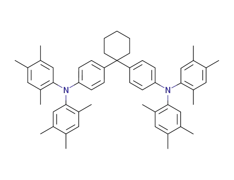 Molecular Structure of 1293383-79-5 (N,N'-(4,4'-(cyclohexane-1,1-diyl)bis(4,1-phenylene))bis(2,4,5-trimethyl-N-(2,4,5-trimethylphenyl)aniline))