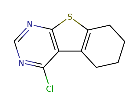 4-Chloro-5,6,7,8-tetrahydrobenzo[4,5]thieno[2,3-d]-pyrimidine