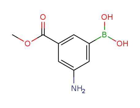 Benzoicacid, 3-amino-5-borono-, 1-methyl ester cas  380430-56-8