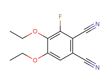 Molecular Structure of 474554-45-5 (1,2-Benzenedicarbonitrile, 4,5-diethoxy-3-fluoro-)