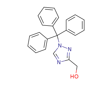 Molecular Structure of 151607-71-5 ((1-Trityl-1H-1,2,4-triazol-3-yl)methanol)