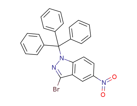 3-bromo-5-nitro-1-trityl-1H-indazole
