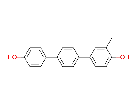 Molecular Structure of 605664-57-1 ([1,1':4',1''-Terphenyl]-4,4''-diol, 3-methyl-)