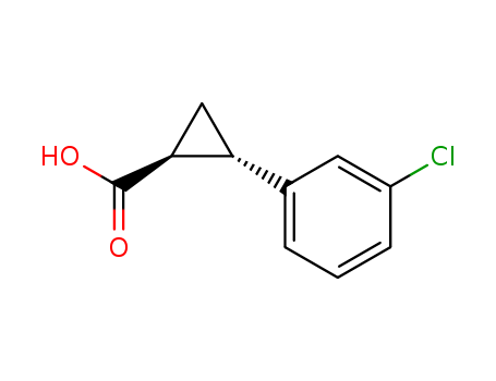 2-(3-chlorophenyl)cyclopropanecarboxylic acid