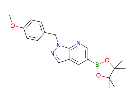 1-(4-methoxybenzyl)-5-(4,4,5,5-tetramethyl-1,3,2-dioxaborolan-2-yl)-1H-pyrazolo[3,4-b]pyridine