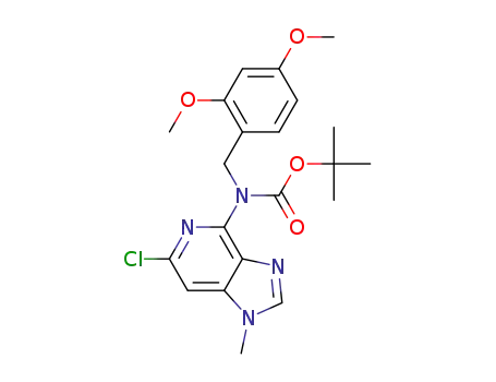 tert-butyl 6-chloro-1-methyl-1H-imidazo[4.5-c]pyridin-4-yl(2,4-dimethoxybenzyl)carbamate