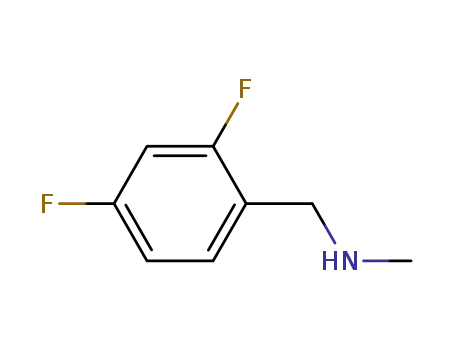 벤젠 메탄 아민, 2,4- 디 플루오로 -N- 메틸-(9CI)