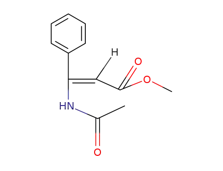 Molecular Structure of 72569-96-1 (methyl (Z)-3-acetylamino-3-phenylacrylate)