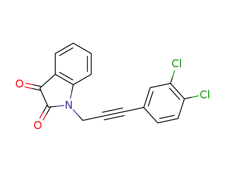 1-[3-(3,4-dichlorophenyl)prop-2-yn-1-yl]-1H-indole-2,3-dione