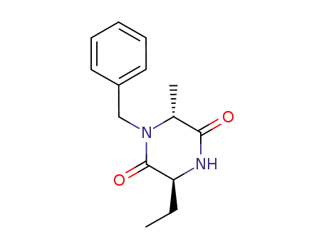 (3S,6R)-1-benzyl-3-ethyl-6-methylpiperazine-2,5-dione
