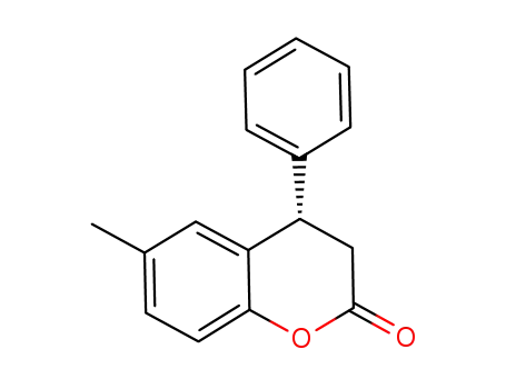 Molecular Structure of 349547-18-8 ((4S)-6-Methyl-4-phenylchroman-2-one)