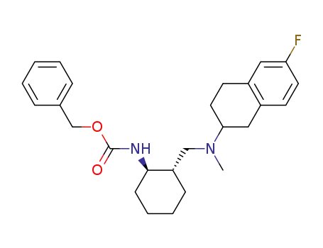 benzyl ((1R,2S)-2-{[((2RS)-6-fluoro-1,2,3,4-tetrahydronaphthalen-2-yl)(methyl)amino]methyl}cyclohexyl)carbamate