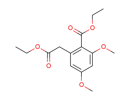 2-ethoxycarbonylmethyl-4,6-dimethoxybenzoic acid ethyl ester