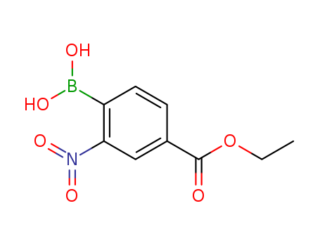 Benzoic acid,4-borono-3-nitro-, 1-ethyl ester