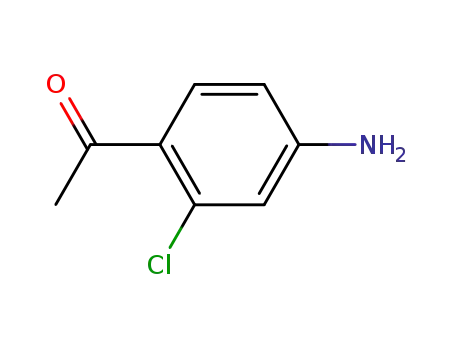 Molecular Structure of 72531-23-8 (1-(4-Amino-3-chloro-phenyl)-ethanone)