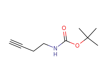 Molecular Structure of 149990-27-2 (Carbamic acid, 3-butynyl-, 1,1-dimethylethyl ester (9CI))
