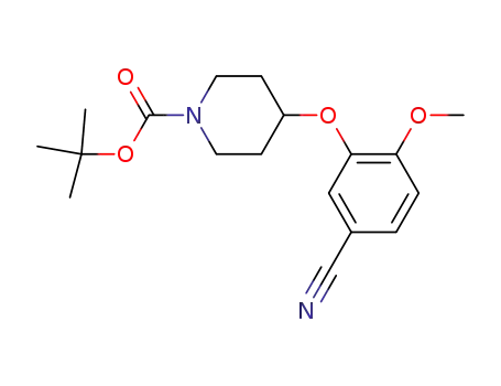 tert-butyl4-(5-cyano-2-methoxyphenoxy)piperidine-1-carboxylate