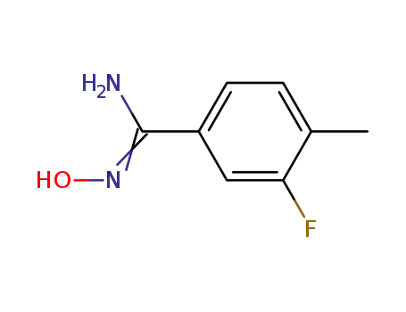 Molecular Structure of 238742-80-8 (3-FLUORO-4-METHYLBENZAMIDE OXIME)