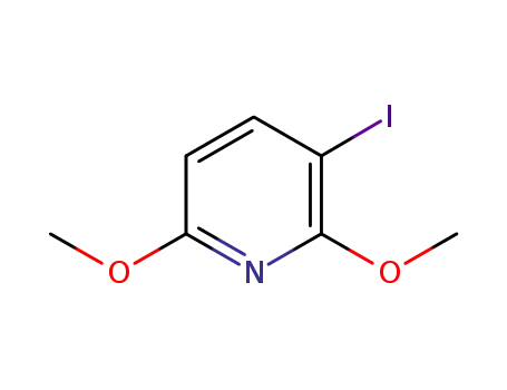 Molecular Structure of 214360-56-2 (3-iodo-2,6-dimethoxypyridine)