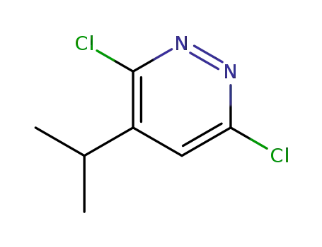 Molecular Structure of 107228-51-3 (3,6-dichloro-4-isopropylpyridazine)
