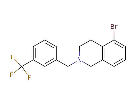 5-bromo-2-[3-(trifluoromethyl)benzyl]-1,2,3,4-tetrahydroisoquinoline