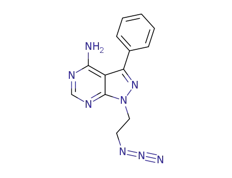 1-(2-azidoethyl)-3-phenyl-1H-pyrazolo[3,4-d]pyrimidin-4-amine