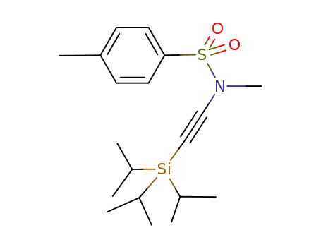 N-(methyl)-N-(p-toluenesulfonyl)-2-(triisopropylsilyl)ethynylamine