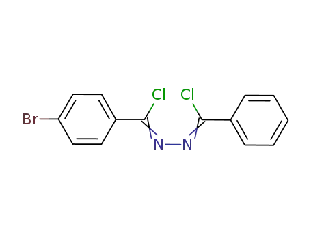4-bromo-N-(chloro(phenyl)methylene)benzohydrazonoyl chloride